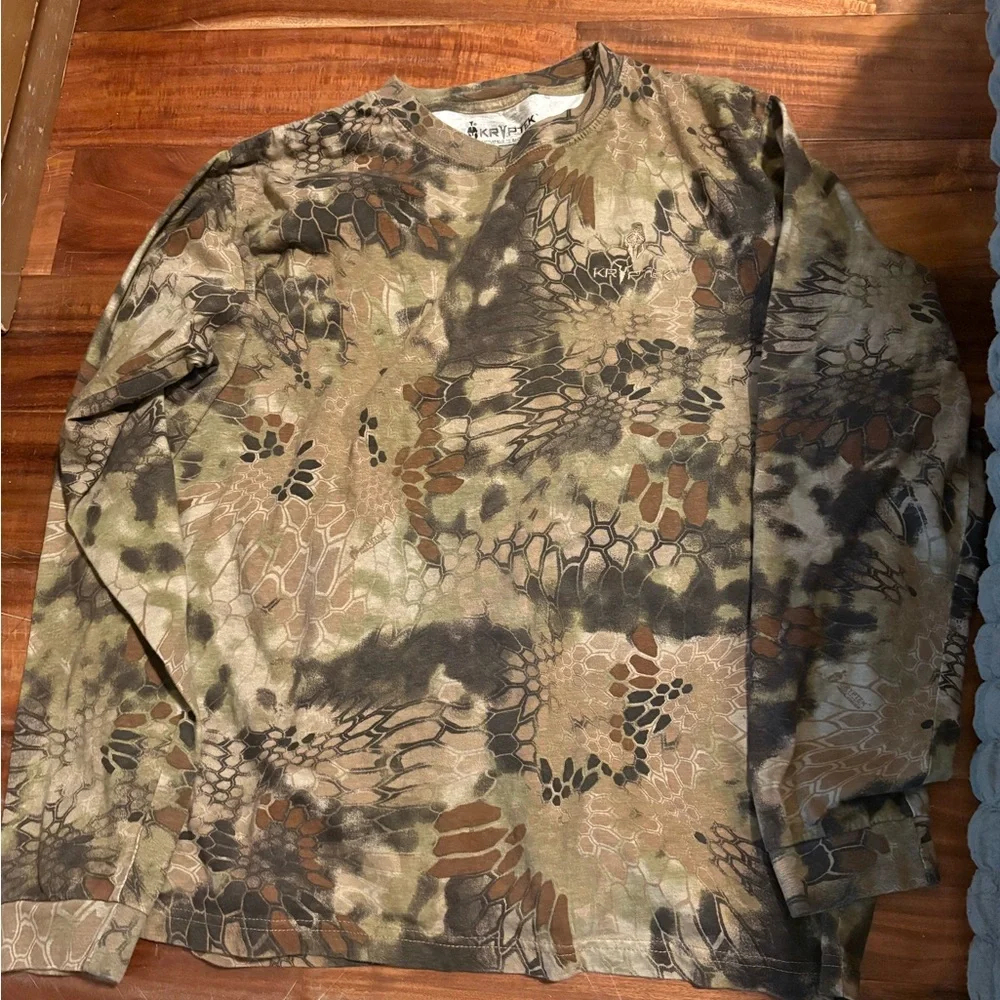 Kryptek Camo Long Sleeve Performance Shirt Size XL Hunting (0961) - Picture 1 of 7